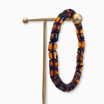 Men's cherry amber bracelet