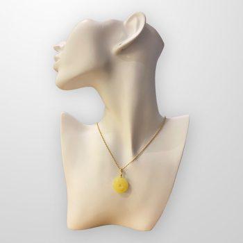 Fine round amber amber amulet
