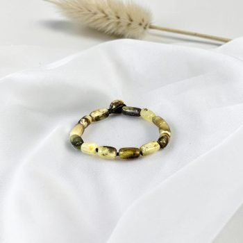 Moderni margo gintaro vyriška apyrankė