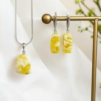 Modernus ir romantiškas peizažinio gintaro rinkinys